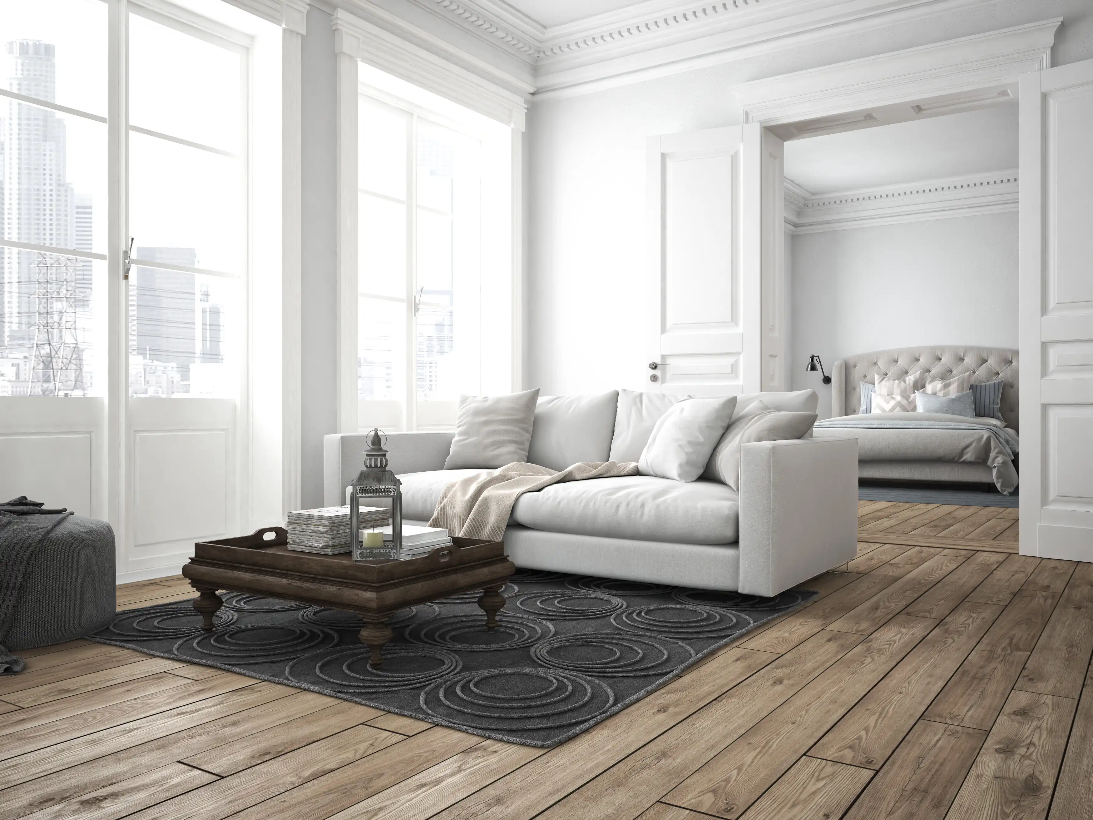 Modern living room interior design
